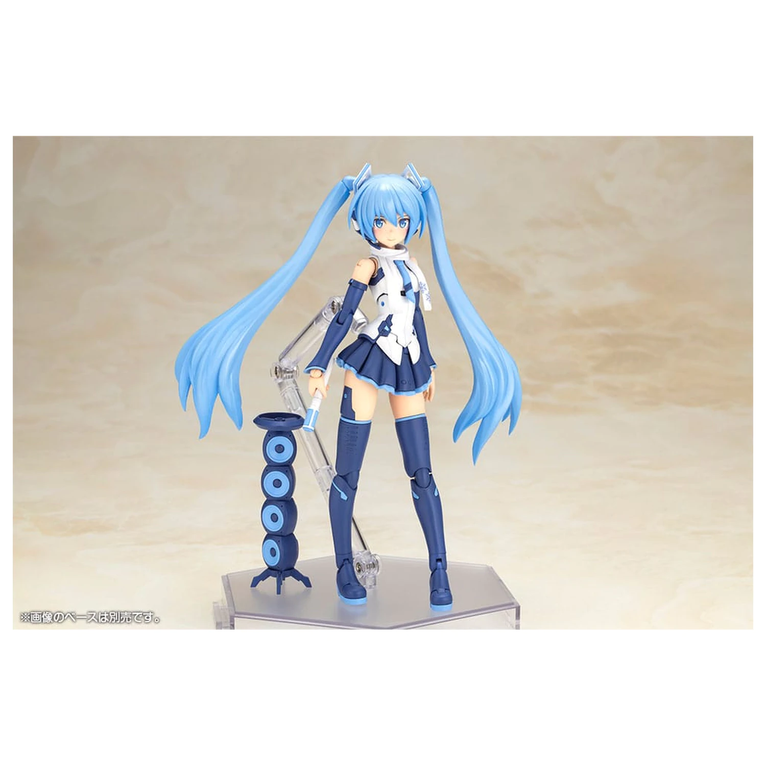 Frame Arms Girl x Hatsune Miku Plastik Modell Bausatz Frame Music Girl Snow Miku Another Color Ver. 15 cm Produktfoto