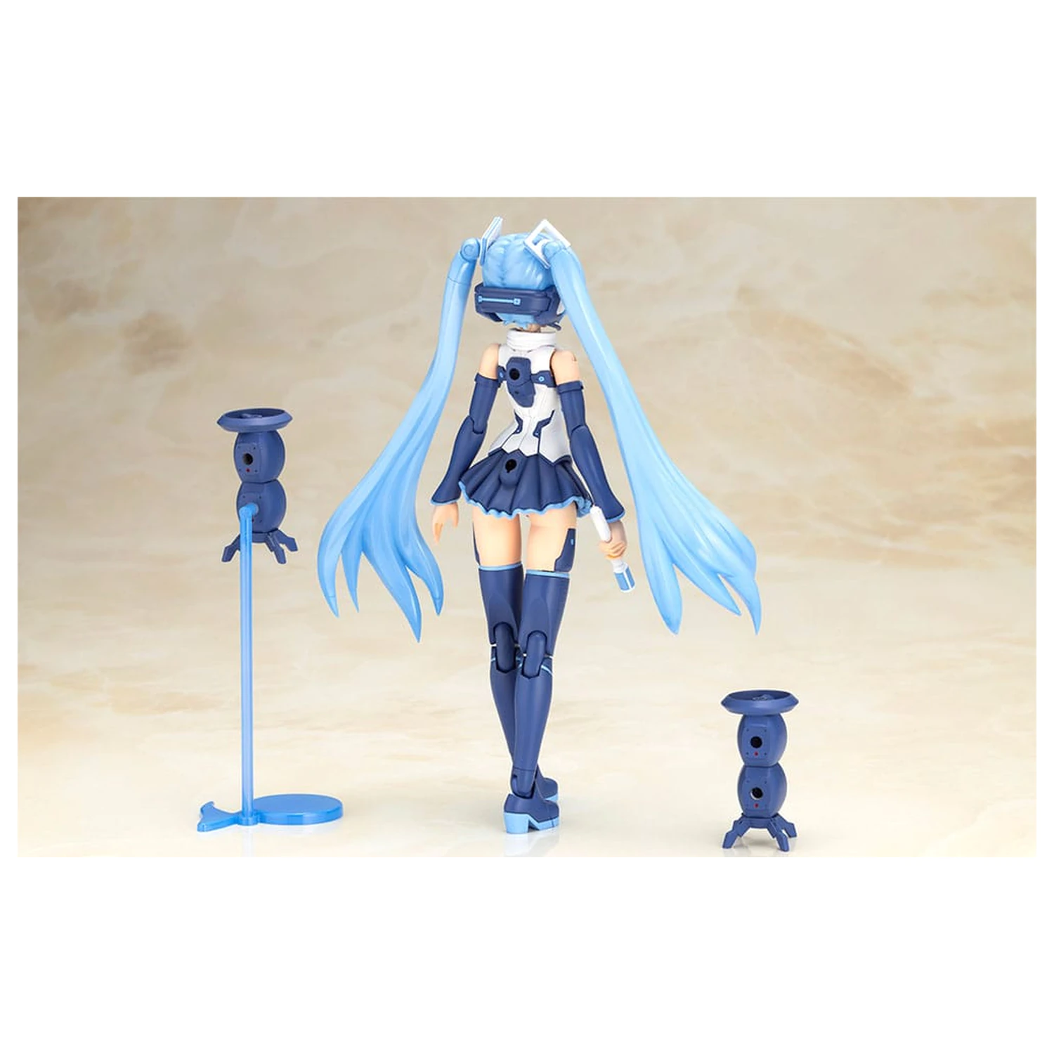 Frame Arms Girl x Hatsune Miku Plastik Modell Bausatz Frame Music Girl Snow Miku Another Color Ver. 15 cm Produktfoto