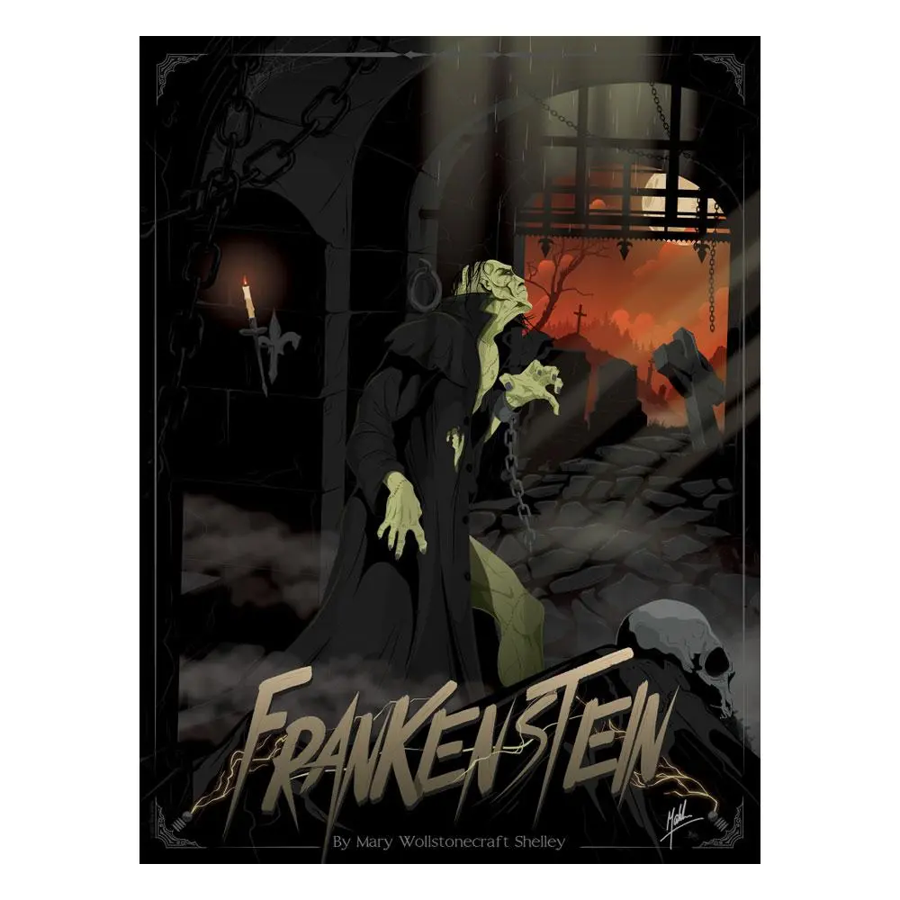 Frankenstein Kunstdruck Frankenstein by Mike Mahle 46 x 61 cm - ungerahmt Produktfoto