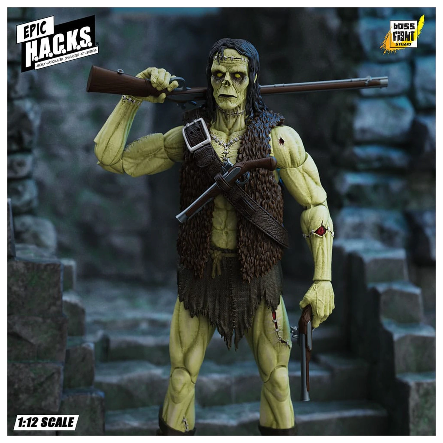 Frankenstein's Monster Epic H.A.C.K.S. Action-Figur 1/12 Undead Creature 19 cm Produktfoto