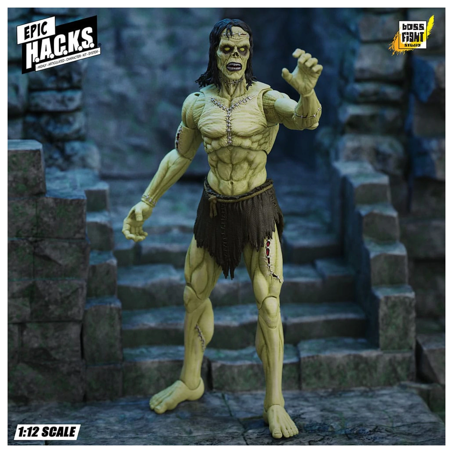 Frankenstein's Monster Epic H.A.C.K.S. Action-Figur 1/12 Undead Creature 19 cm Produktfoto