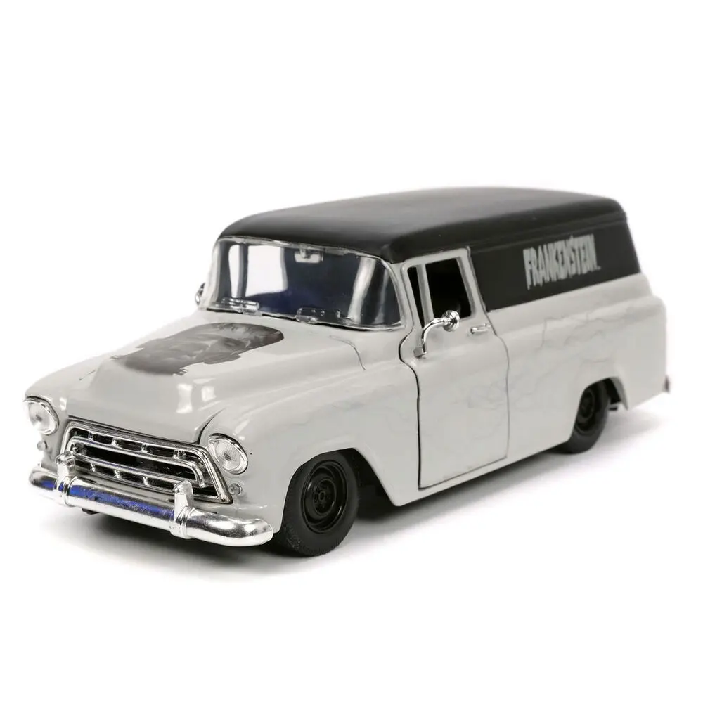 Frankenstein Chevy Suburban Delivery 1957 car + Figur set Produktfoto