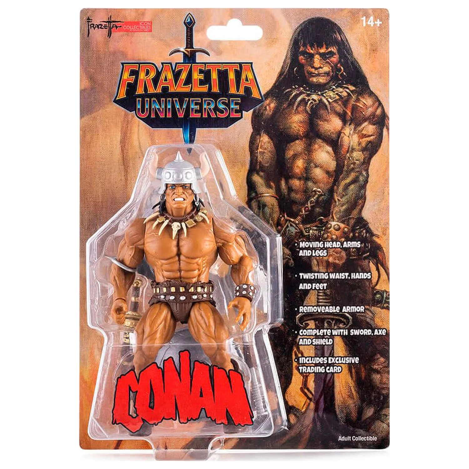 Frazetta Icon Conan The Barbarian Figur 14cm Produktfoto