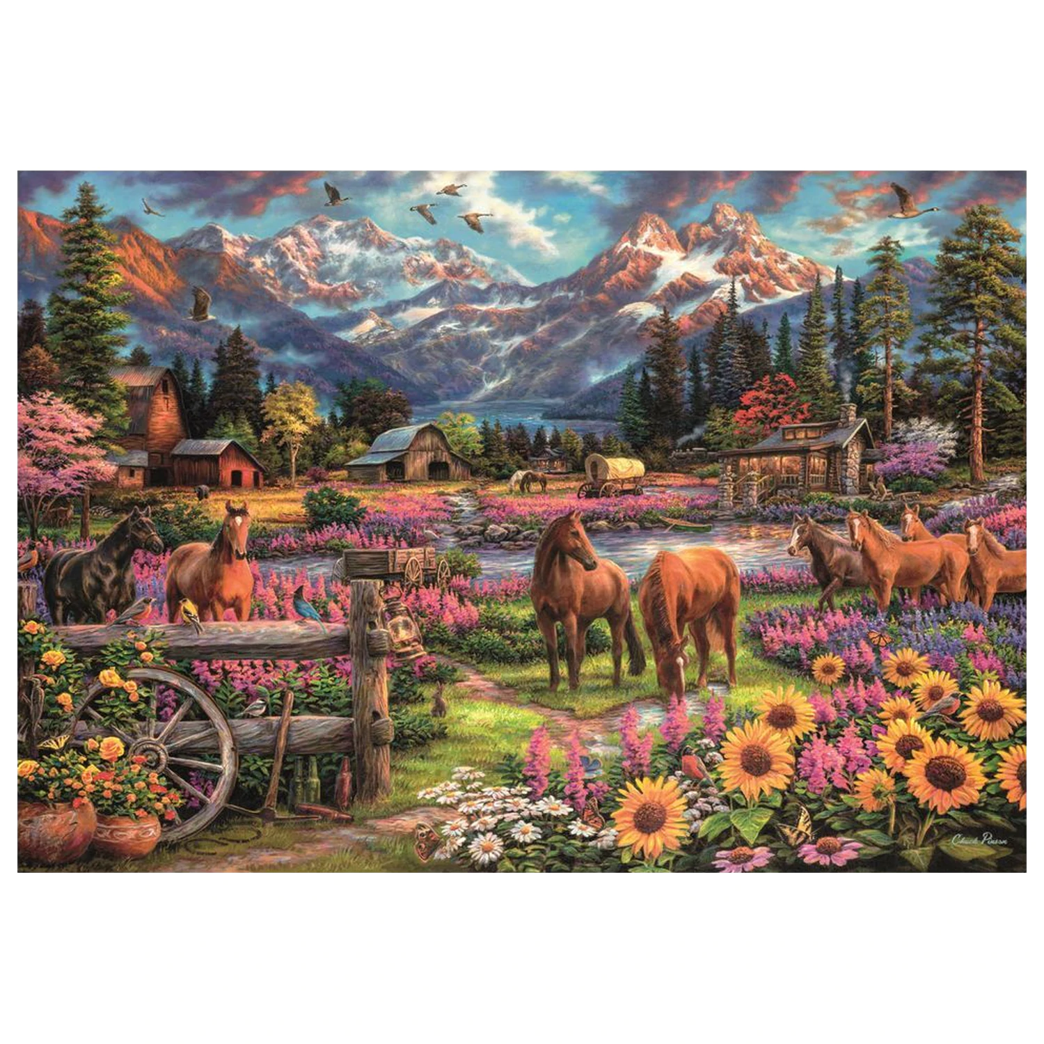 Free To Roam Puzzle 3000 Teile Produktfoto
