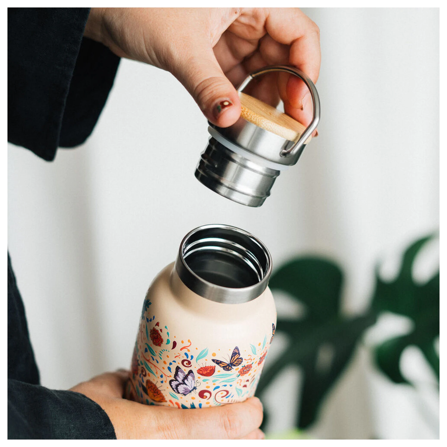 Frida Kahlo Long Live Life Edelstahlflasche 500ml Produktfoto
