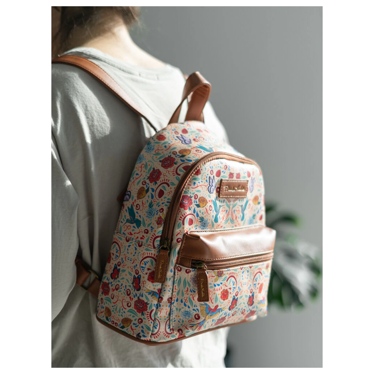 Frida Kahlo Long Live Life Rucksack 27cm Produktfoto