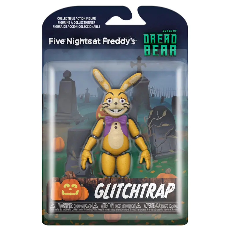 Five Nights at Freddy's Dreadbear Actionfigur Glitchtrap 13 cm termékfotó