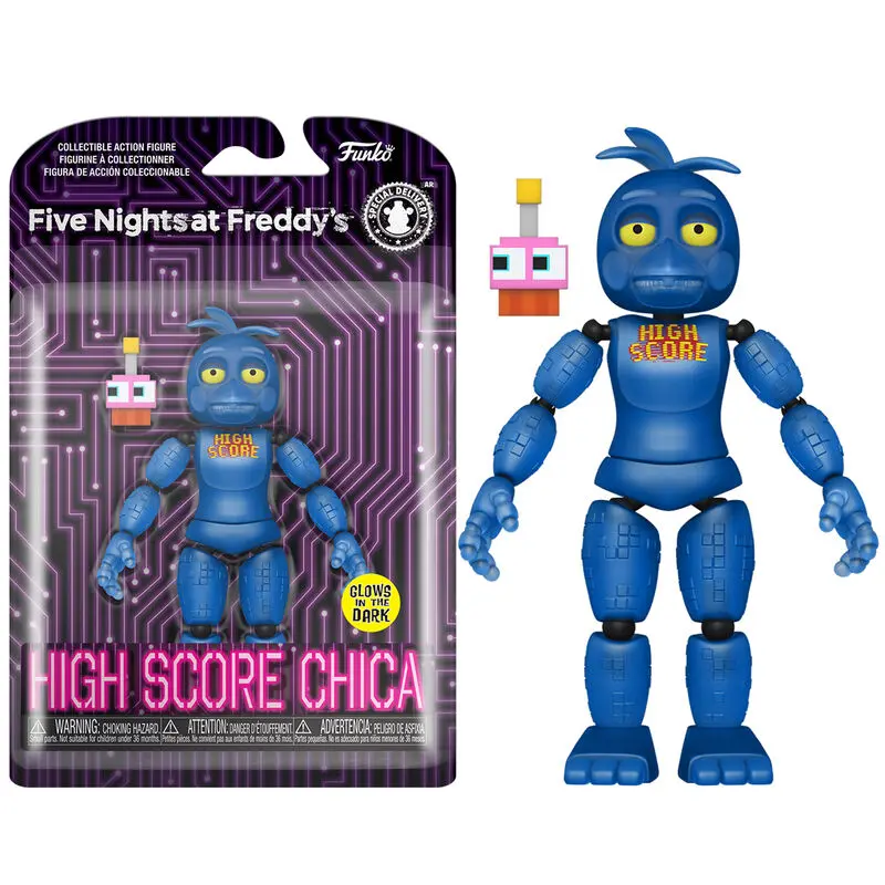 Five Nights at Freddy's Actionfigur High Score Chica (GW) 13 cm Produktfoto