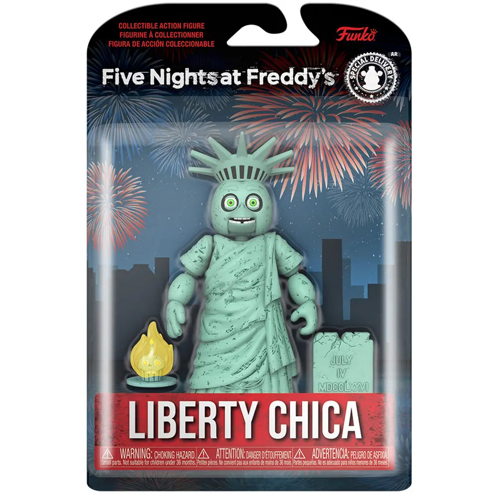 Five Nights at Freddy's Actionfigur Liberty Chica 13 cm Produktfoto
