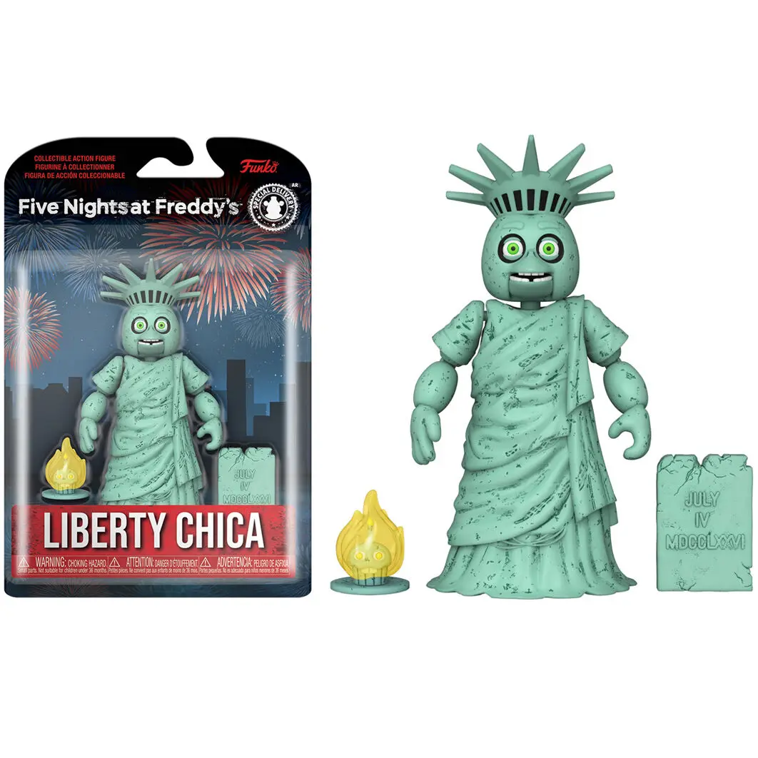 Five Nights at Freddy's Actionfigur Liberty Chica 13 cm Produktfoto
