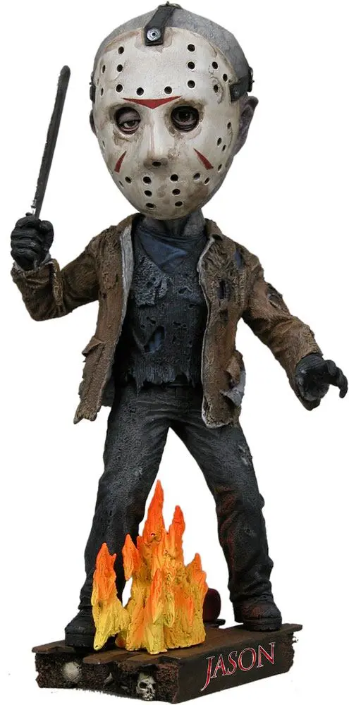 Freitag der 13. Head Knocker Wackelkopf-Figur Jason 18 cm Produktfoto