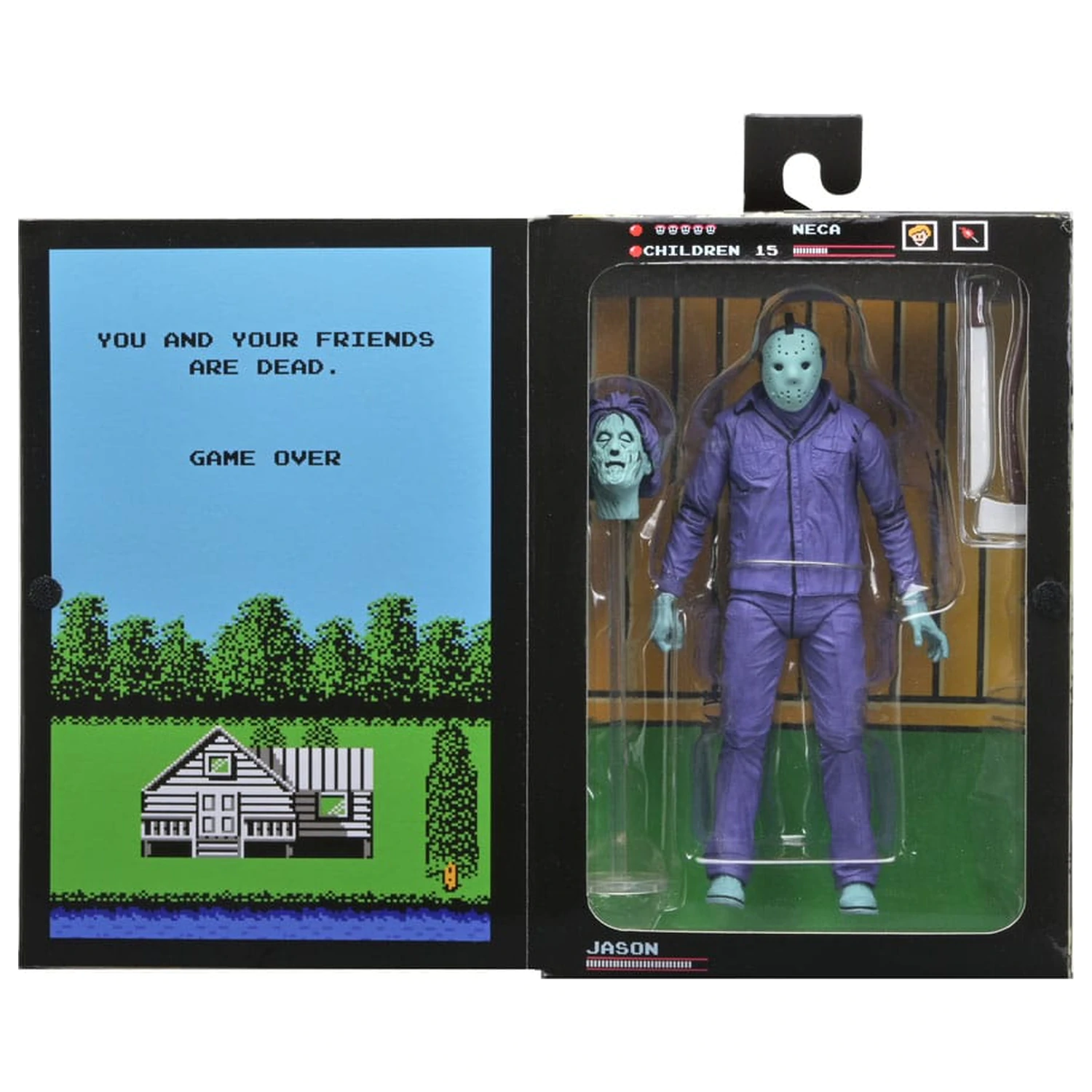 Friday the 13th Actionfigur Jason Theme Music Edition (Classic Video Game Appearance) 18 cm Produktfoto