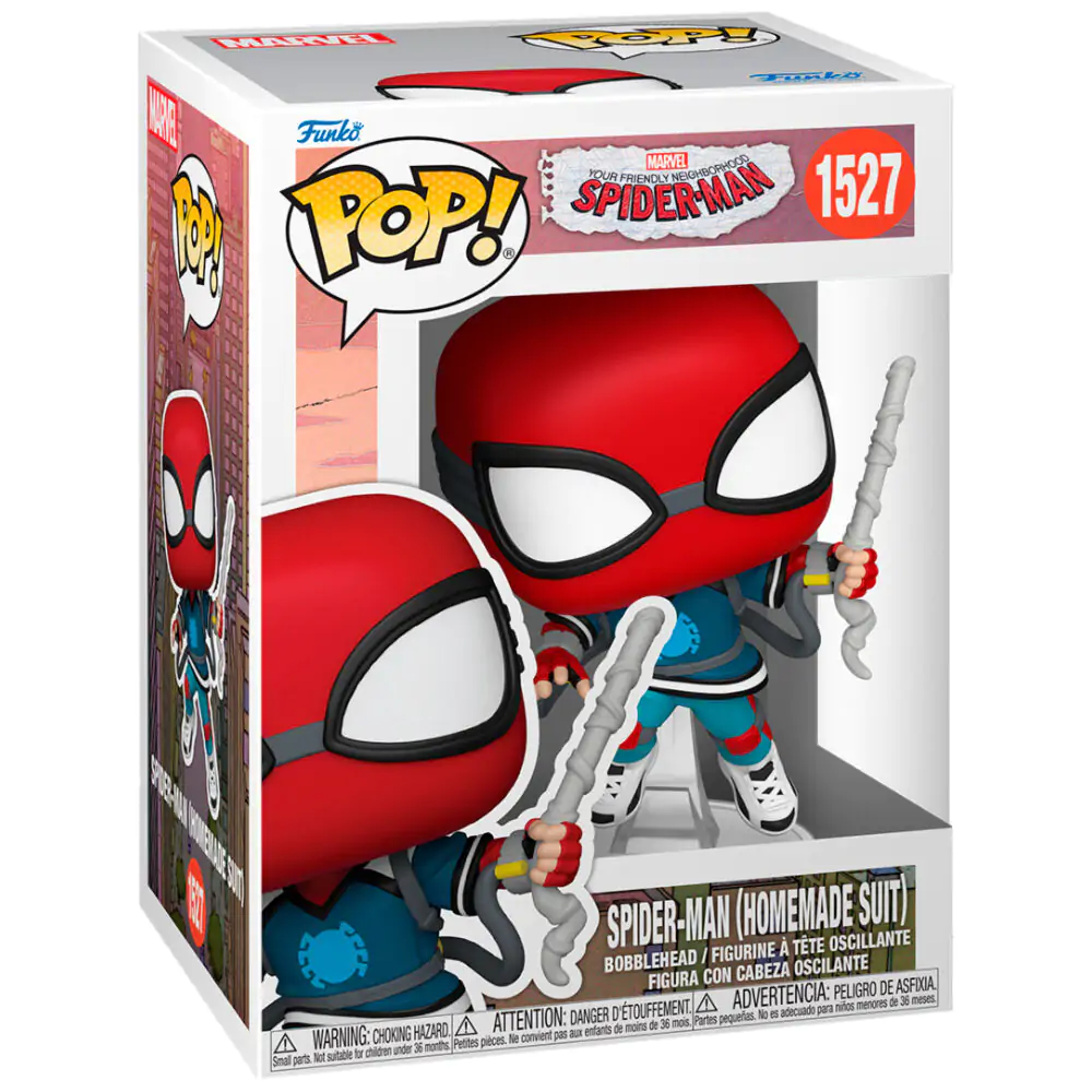 Friendly Neighborhood Spider-Man Funko POP! Vinyl Figur Proto Suit Spider-Man 9 cm Produktfoto