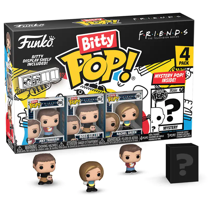 Friends POP! Vinyl Figuren 4er-Pack Joey termékfotó