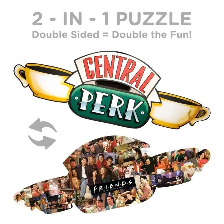 Friends Shaped Puzzle Central Perk (600 Teile) Produktfoto