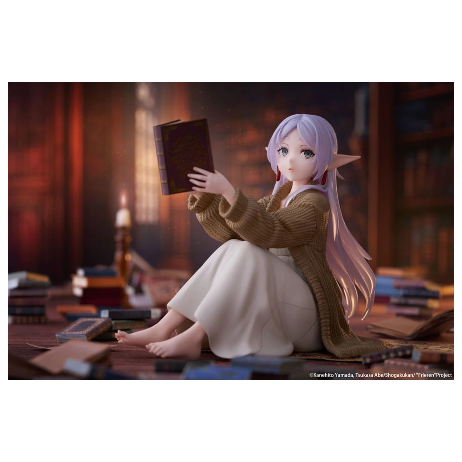 Frieren: Beyond Journey's End PVC Statue Desktop niedliche Figur Frieren Roomwear Ver. 13 cm Produktfoto