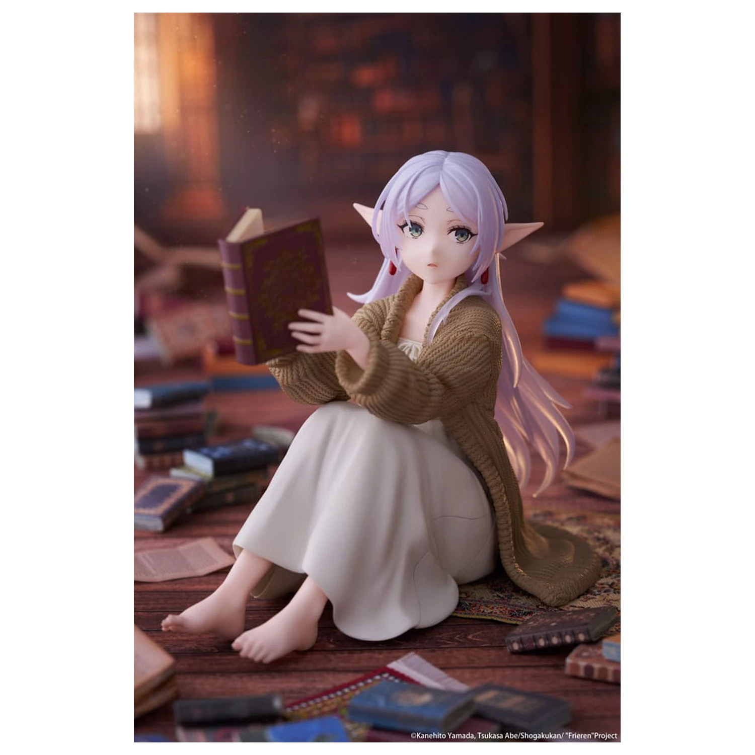 Frieren: Beyond Journey's End PVC Statue Desktop niedliche Figur Frieren Roomwear Ver. 13 cm Produktfoto