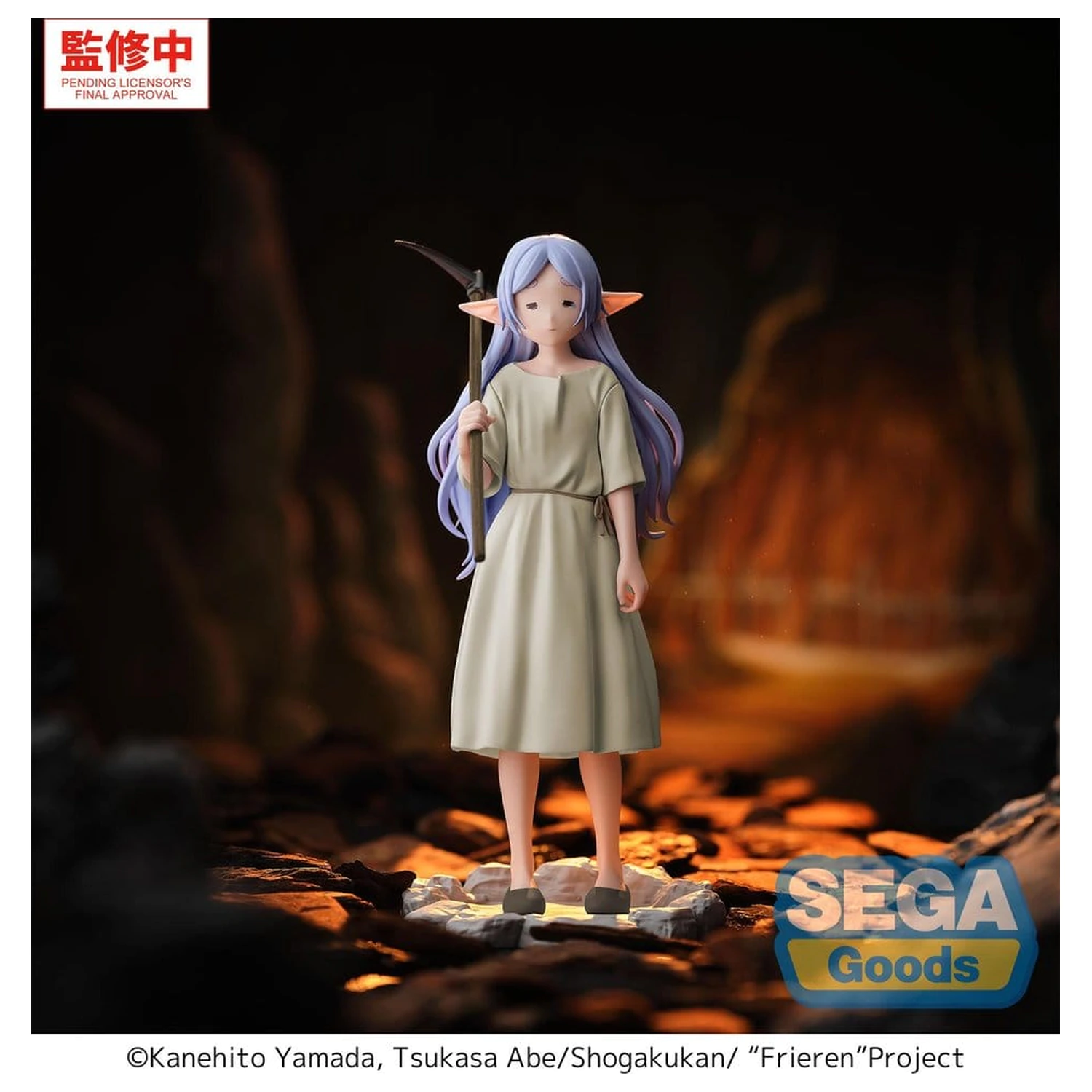 Frieren: Beyond Journey´s End High Premium PVC Figur Frieren - I Am Forced to Slave Away in the Mines for Three Centuries 18 cm Produktfoto