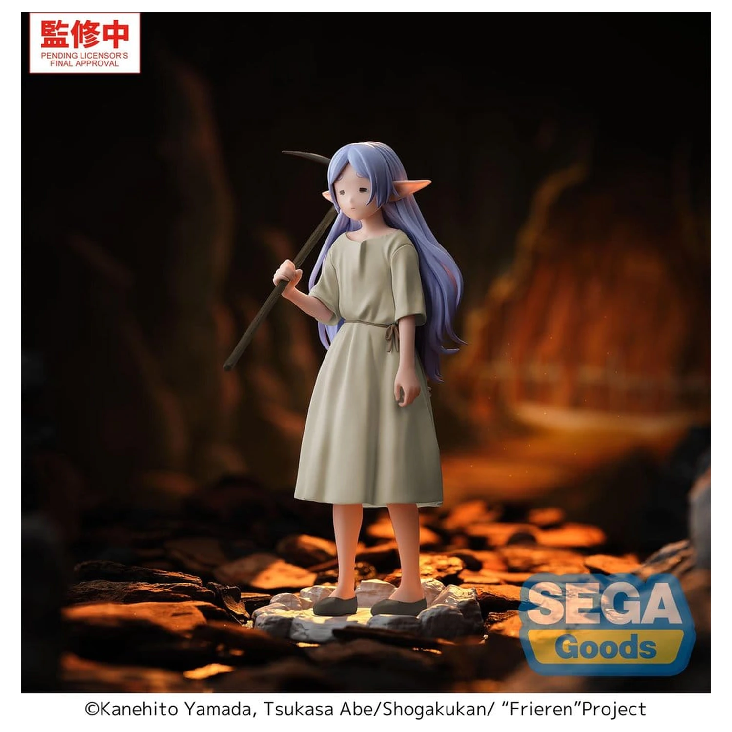 Frieren: Beyond Journey´s End High Premium PVC Figur Frieren - I Am Forced to Slave Away in the Mines for Three Centuries 18 cm Produktfoto