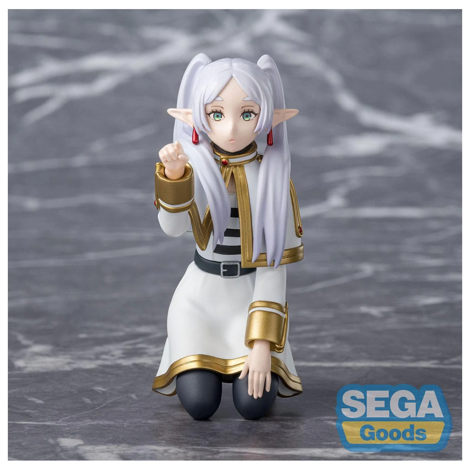 Frieren: Beyond Journey's End PM Perching PVC Statue Frieren Poking Something 10 cm Produktfoto
