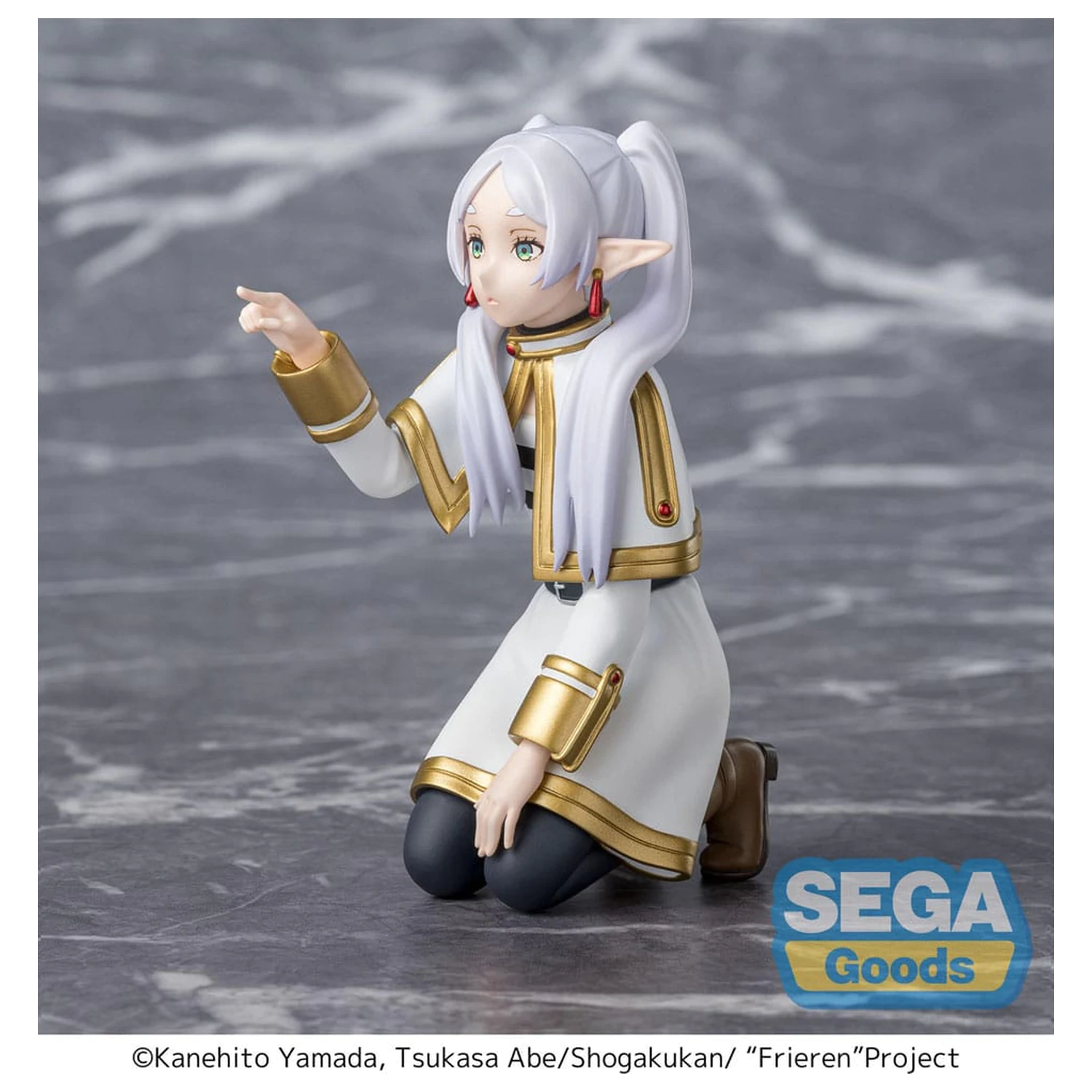 Frieren: Beyond Journey's End PM Perching PVC Statue Frieren Poking Something 10 cm Produktfoto