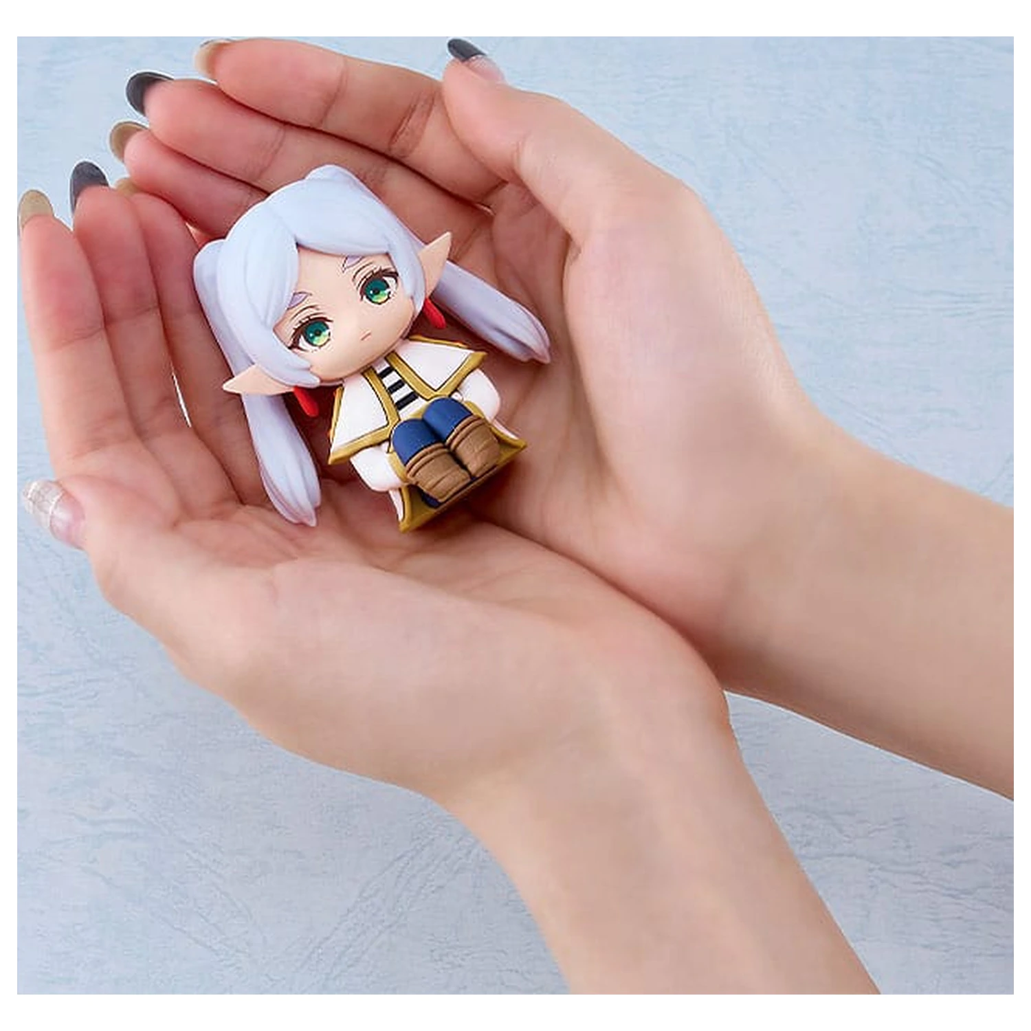 Frieren: Beyond Journey's End Gummi Maskottchen Nendroid Plus Mini Figur Frieren 8 cm Produktfoto