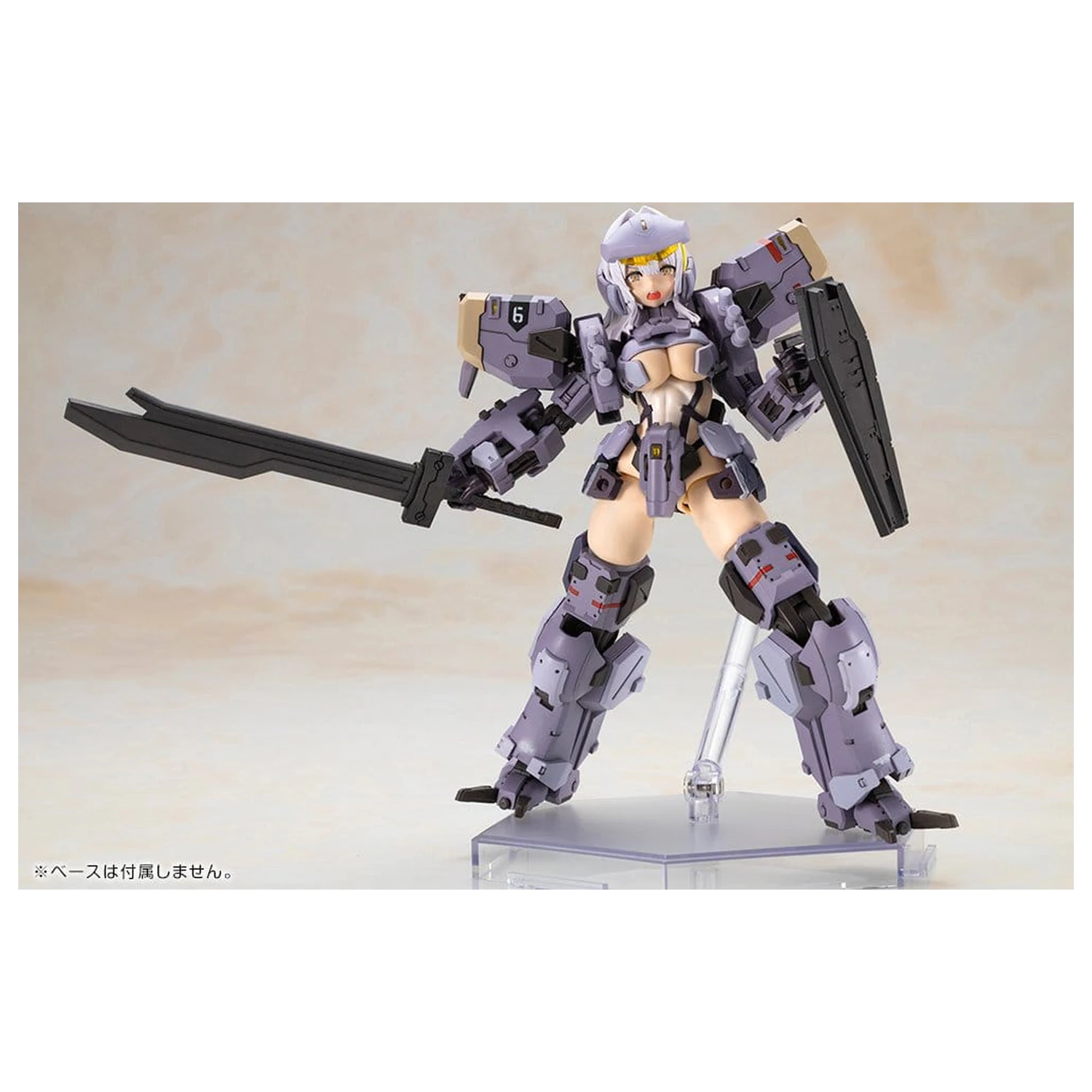 Front Mission Kunststoffmodell Non Zenith Girl Gray Ver. 16 cm Produktfoto