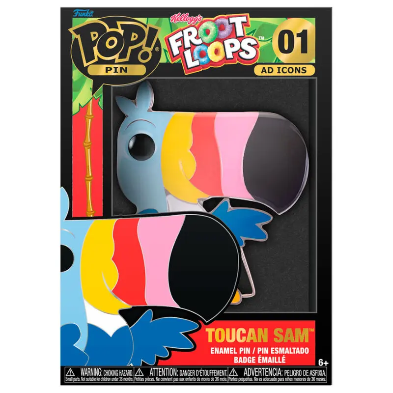 Fruit Loops POP! Pin Ansteck-Pin Toucan Sam 10 cm Produktfoto