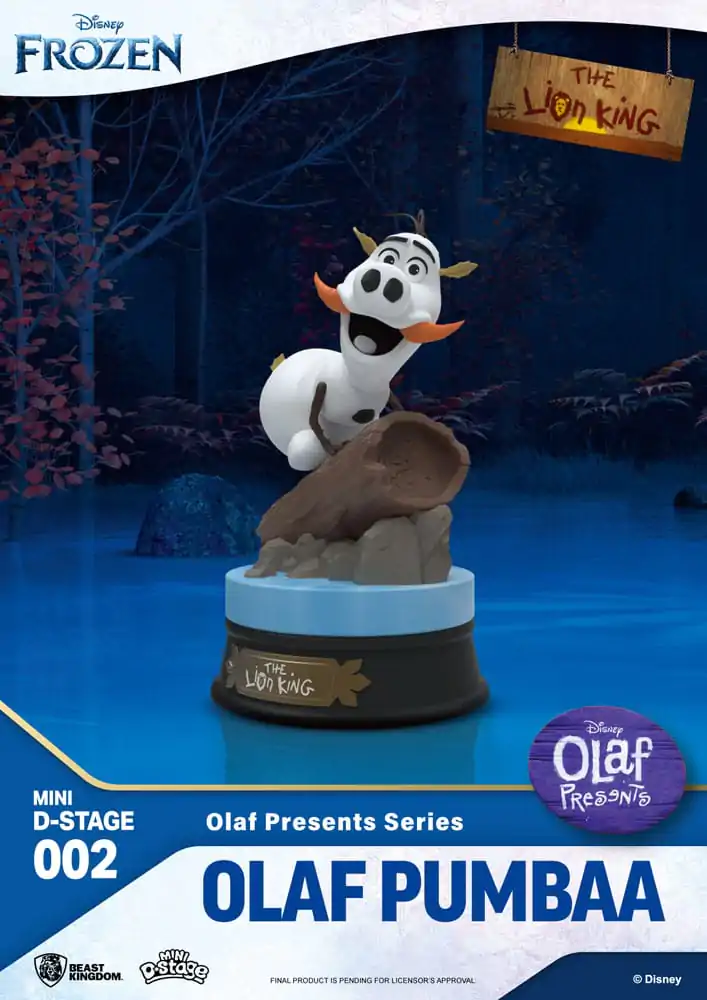 Die Eiskönigin Mini Diorama Stage PVC Statue Olaf Presents Olaf Pumba 12 cm termékfotó