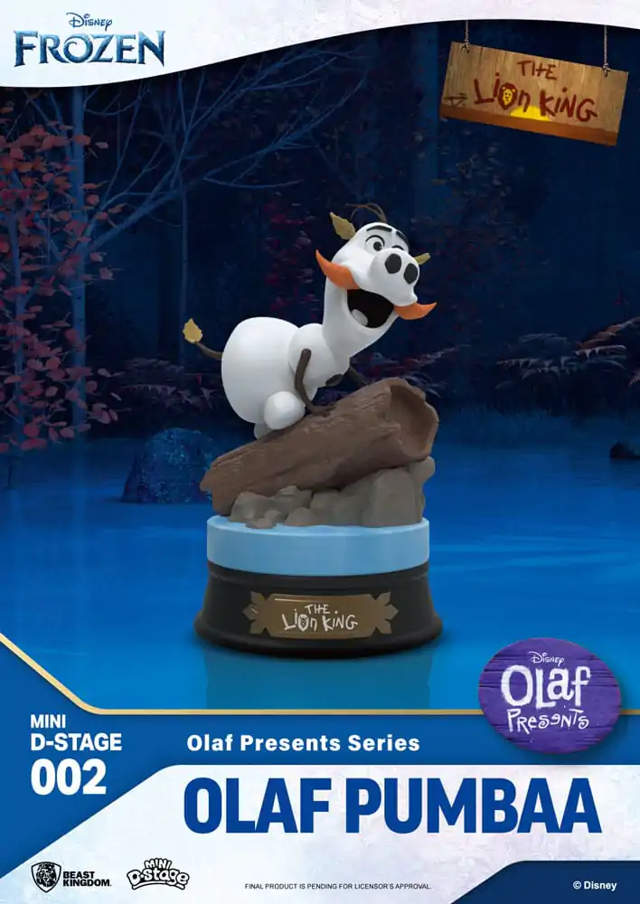 Die Eiskönigin Mini Diorama Stage PVC Statue Olaf Presents Olaf Pumba 12 cm termékfotó