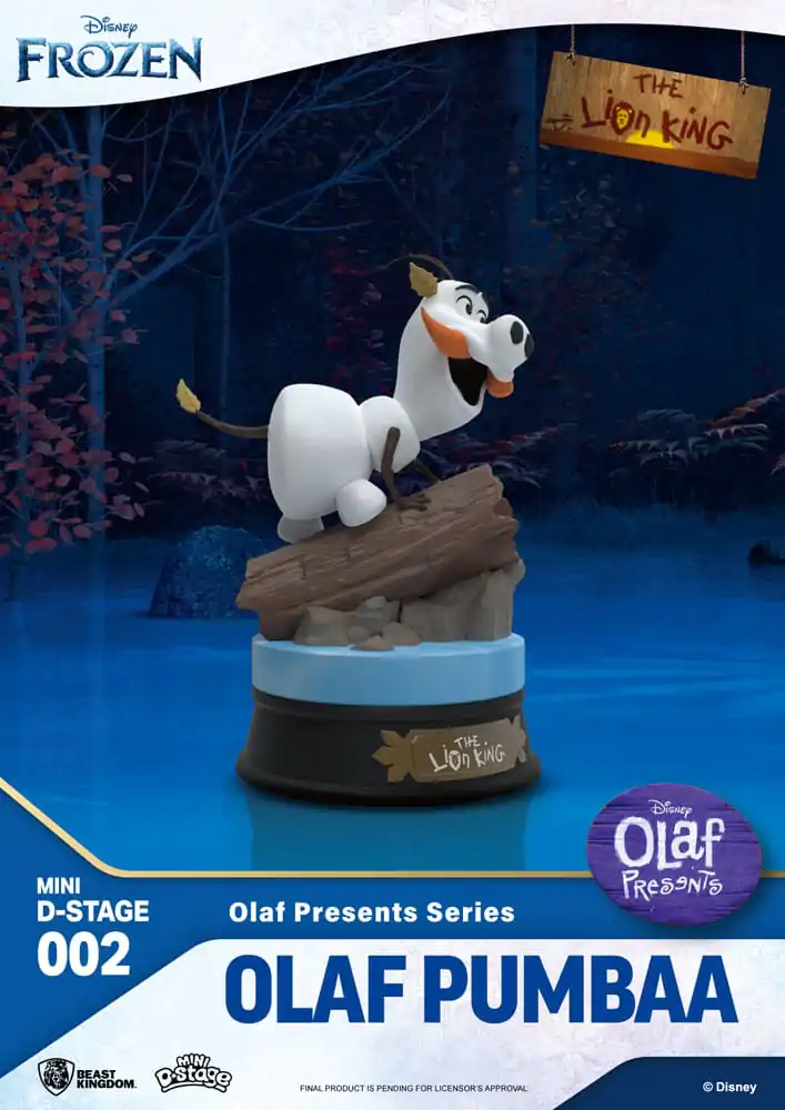 Die Eiskönigin Mini Diorama Stage PVC Statue Olaf Presents Olaf Pumba 12 cm termékfotó
