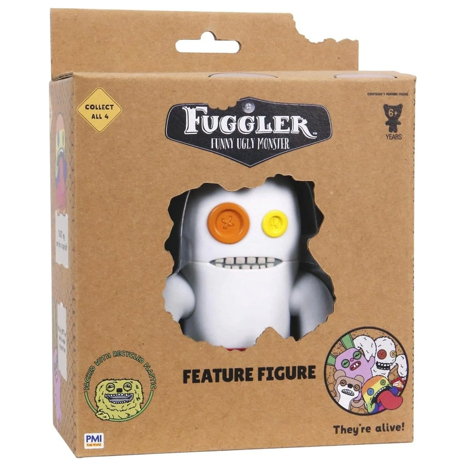 Fuggler: Feature Figuren Figur Sichtfenster Box Sasquoosh White Produktfoto