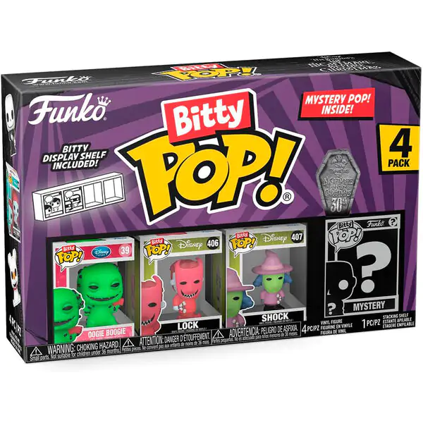 Bitty POP! Vinyl Figuren 4er-Pack Disney Nightmare Before Christmas Oogie Boogie termékfotó