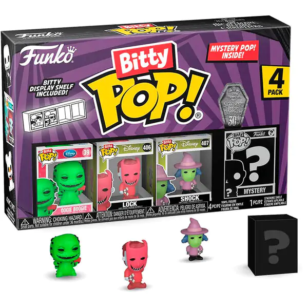 Bitty POP! Vinyl Figuren 4er-Pack Disney Nightmare Before Christmas Oogie Boogie termékfotó