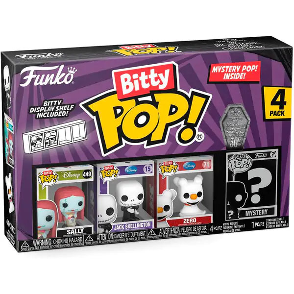 Bitty POP! Vinyl Figuren 4er-Pack Disney Nightmare Before Christmas Sally termékfotó