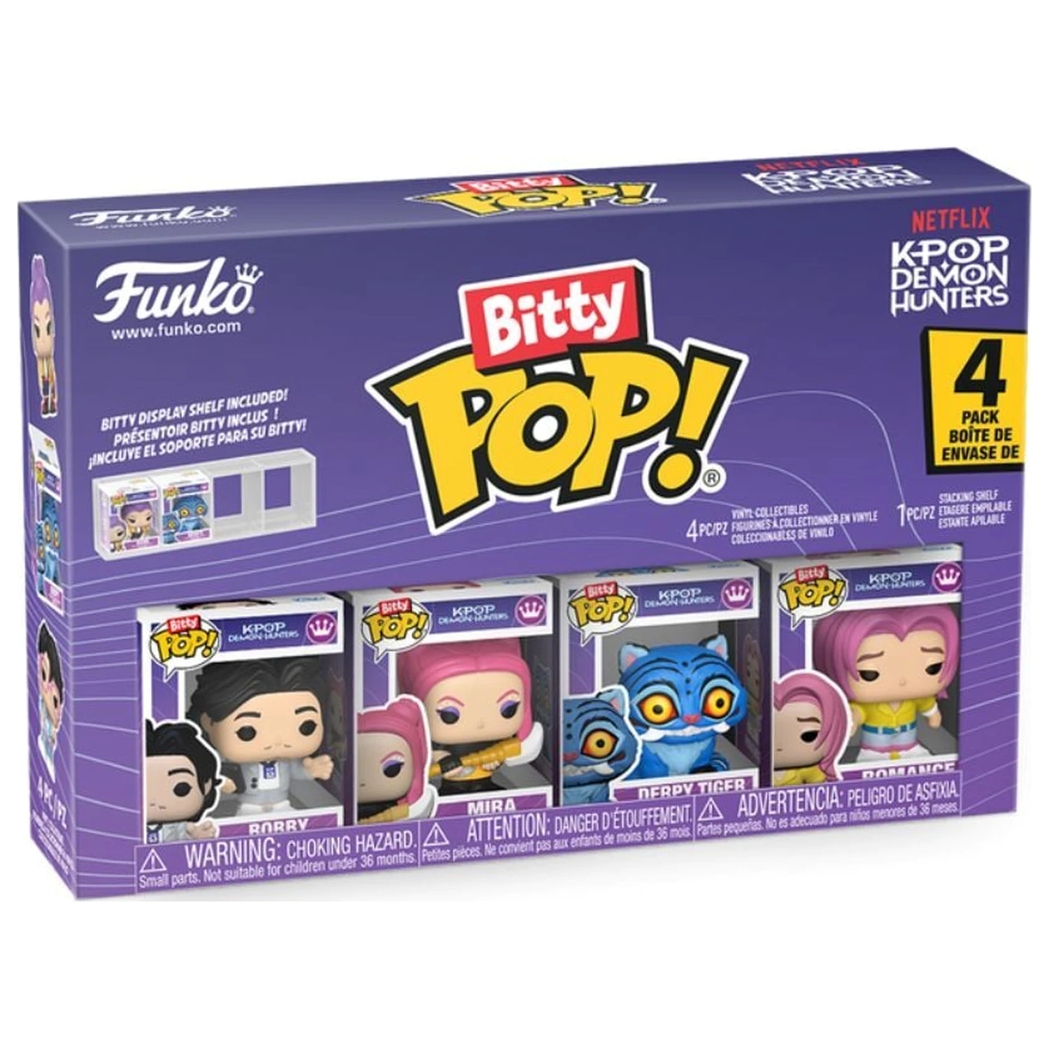 Funko Bitty POP 4er-Pack Figuren KPop Demon Hunters Produktfoto