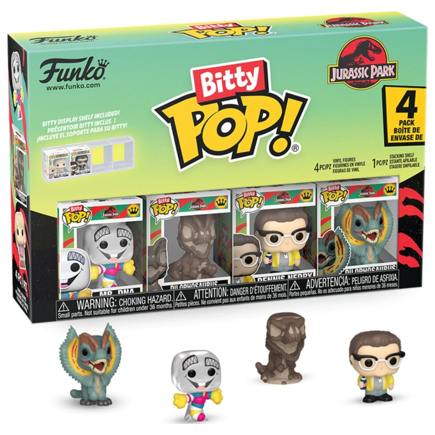 Funko Bitty POP! Figur Jurassic Park Mr. DNA Produktfoto