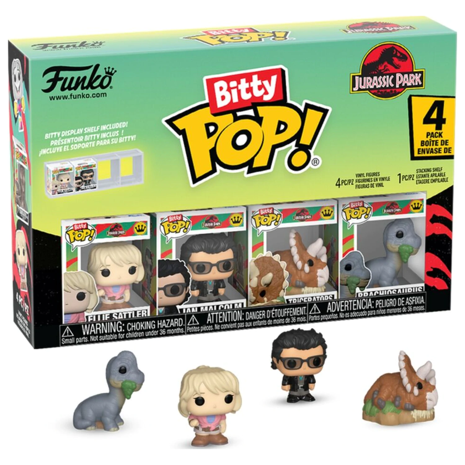 Funko Bitty POP! Figur Jurassic Park Triceratops Produktfoto
