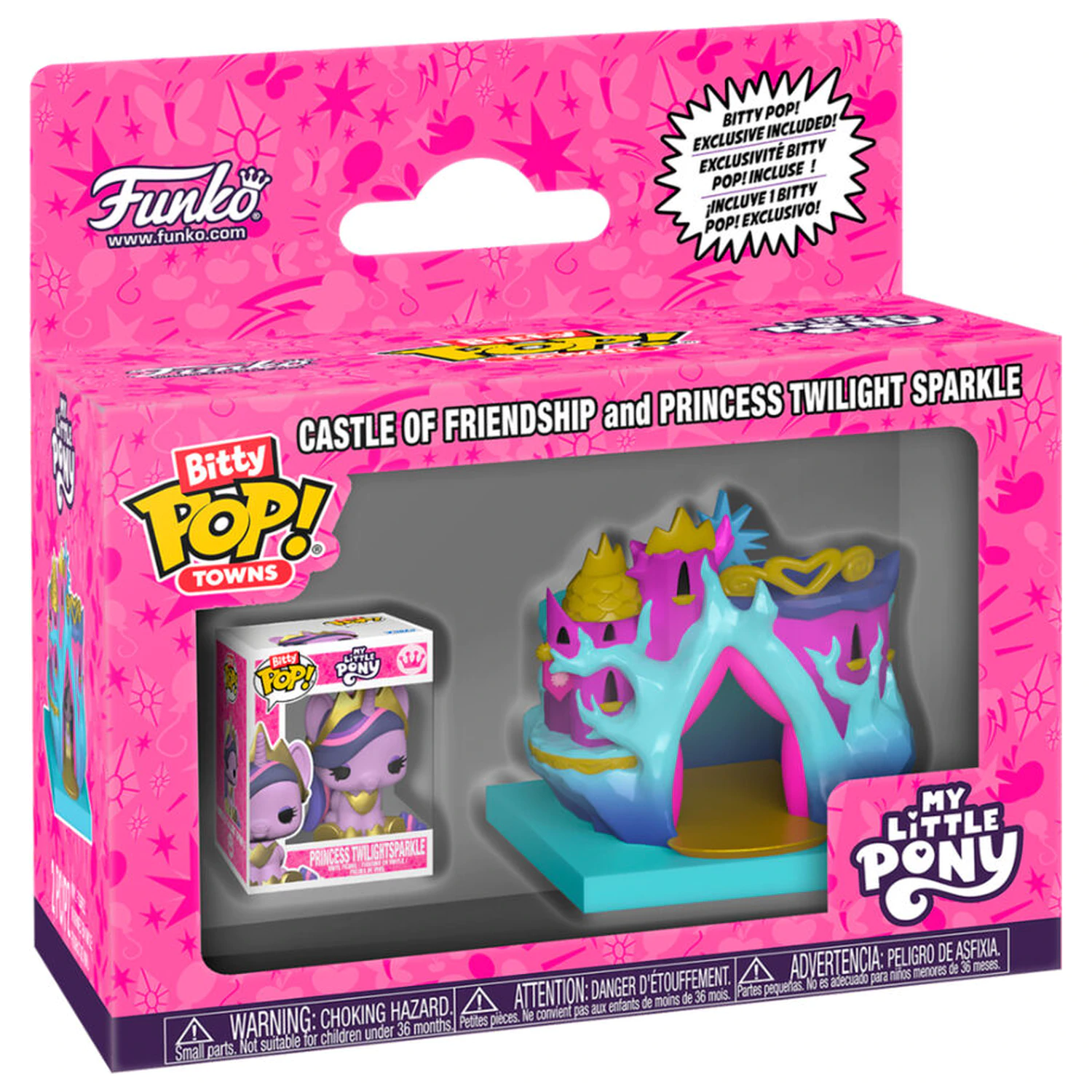 Funko Bitty POP! Town Figur My Little Pony Castle of Friendship and Princess Twilight Sparkle Produktfoto