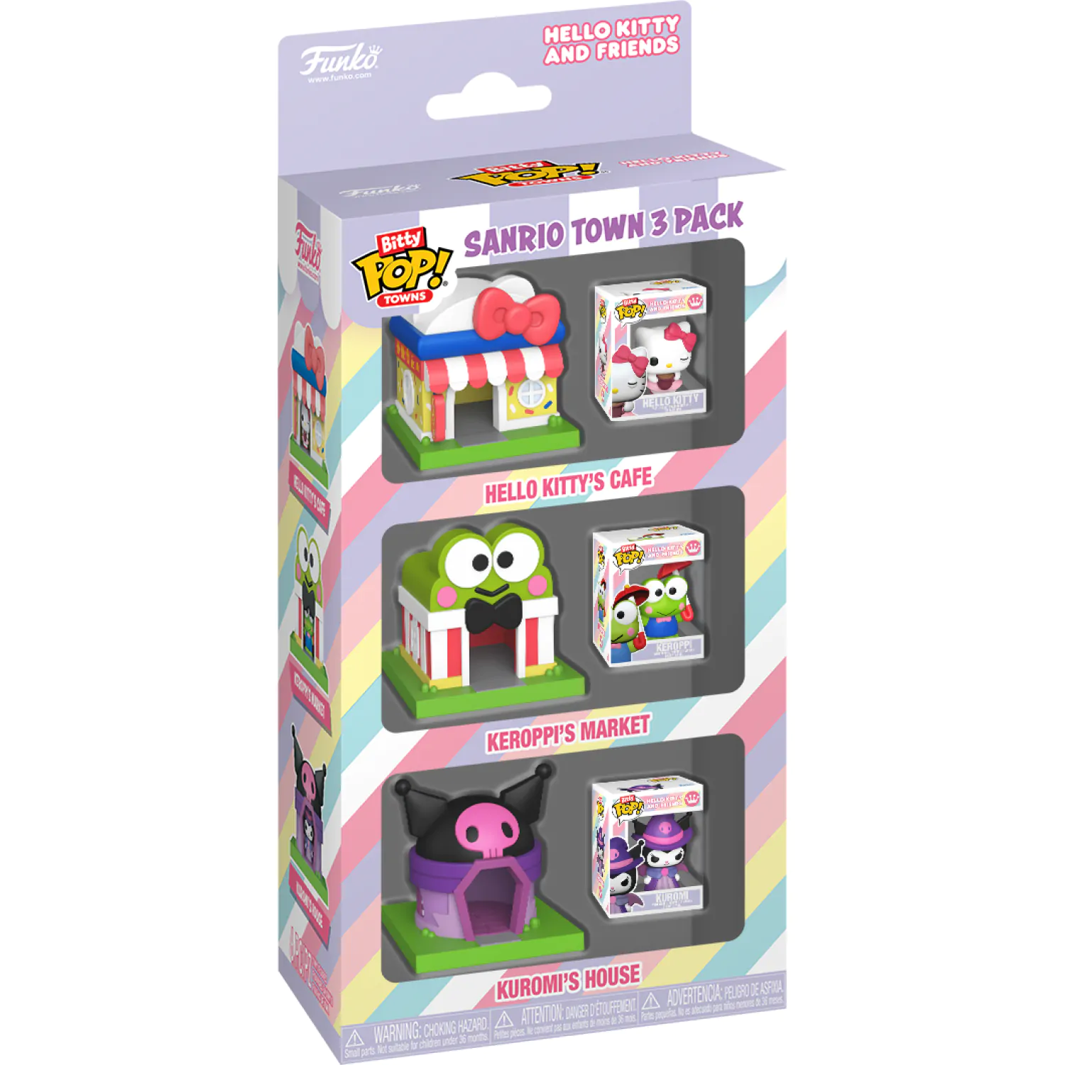 Funko Bitty Pop! 3er-Pack Towns Hello Kitty and Friends Produktfoto