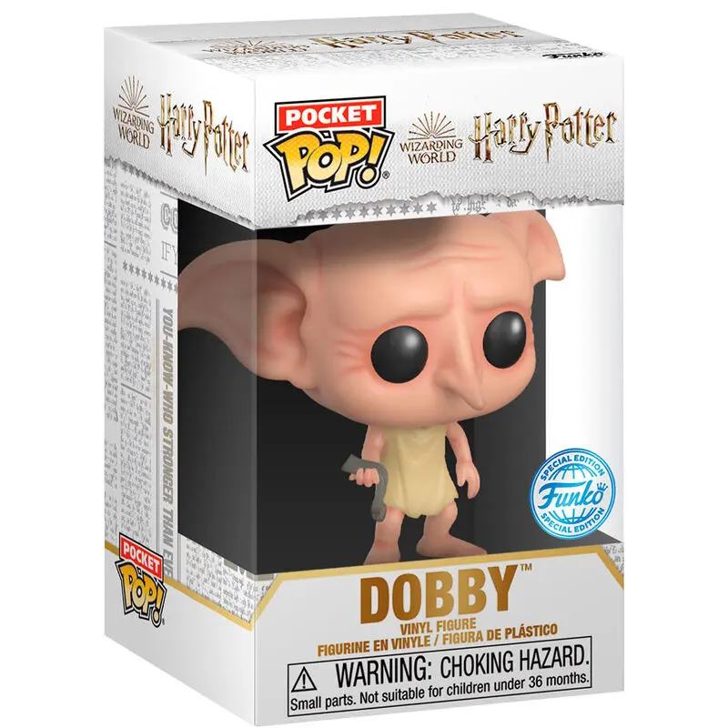 Harry Potter Pocket POP! & Tee Vinyl Figur & T-Shirt Set Dobby (KD) Größe Kids L Produktfoto