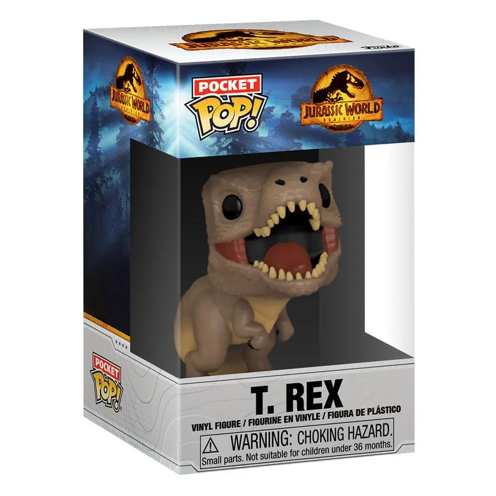 Jurassic World Pocket POP! &amp; Tee Vinyl Figur &amp; Kids T-Shirt Set T-Rex Produktfoto