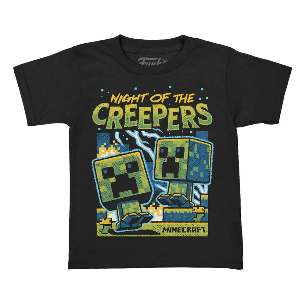 Minecraft Pocket POP! &amp; Kinder Tee Box Blue Creeper Größe S Produktfoto