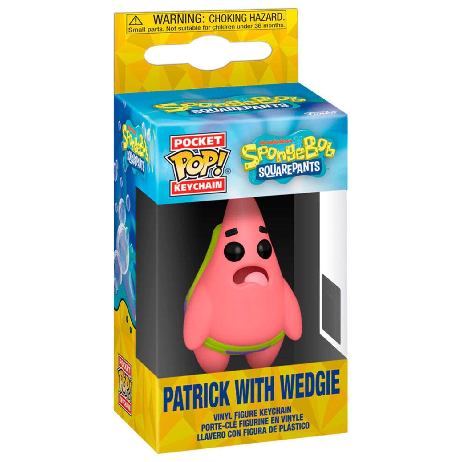 Funko Pocket POP Schlüsselanhänger SpongeBob Squarepants Patrick with Wedgie Produktfoto