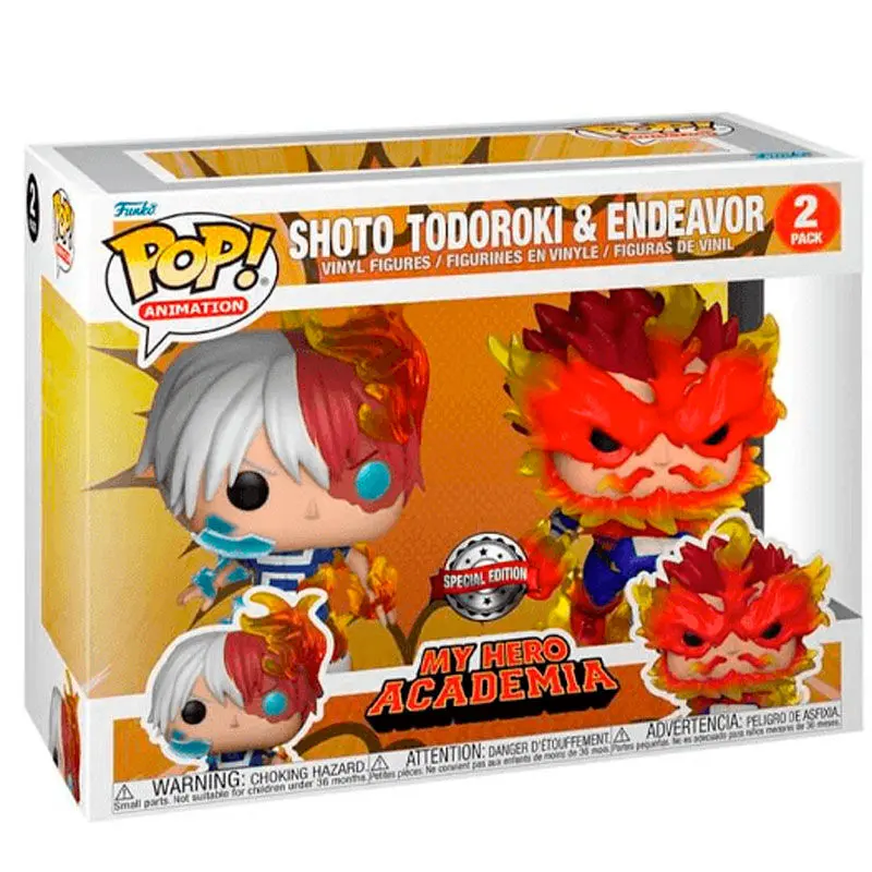 My Hero Academia POP! Vinyl Figuren 2er-Pack Endeavor & Todoroki 9 cm termékfotó