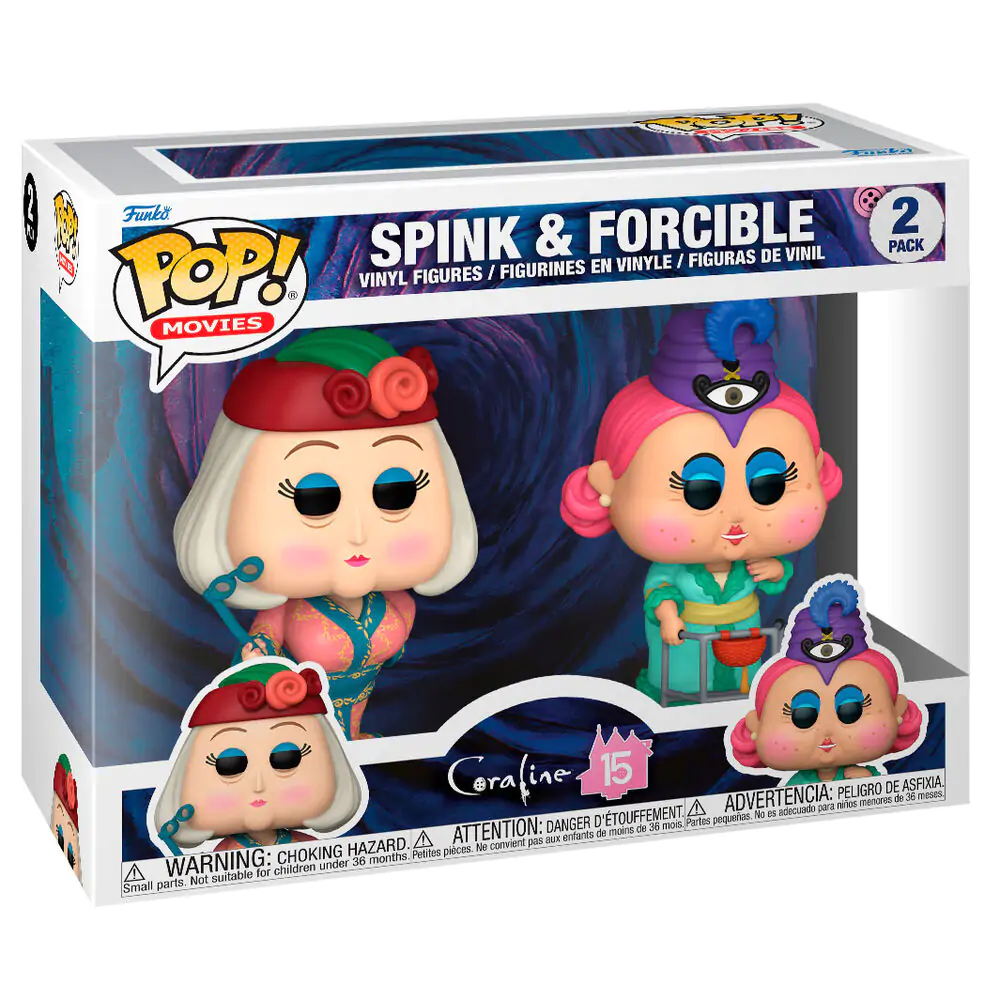 Funko POP 2er-Pack Figuren Coraline Spink & Forcible termékfotó