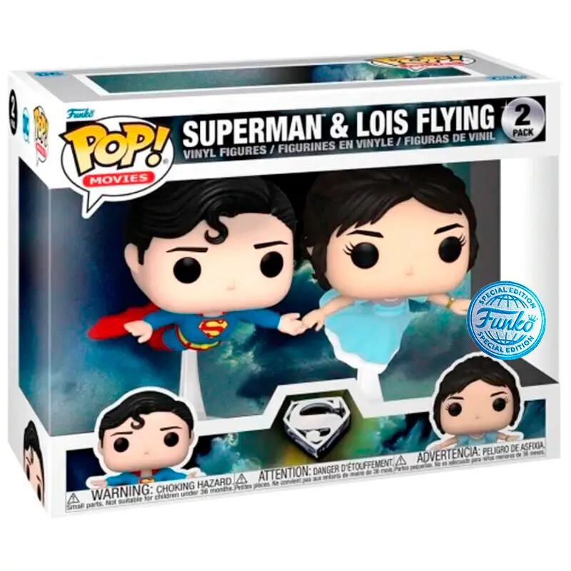 POP 2er-Pack DC Comics Superman & Lois Flying Exclusive termékfotó