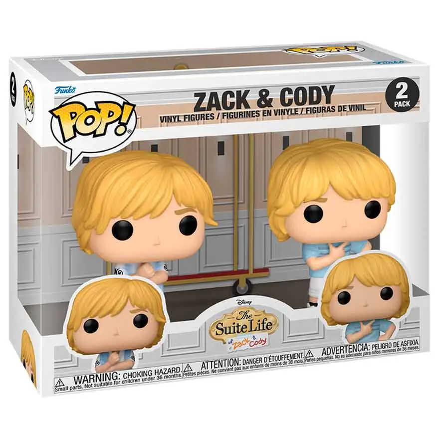 Funko POP Packung 2 Figuren Disney The Suite Life of Zack & Cody Produktfoto