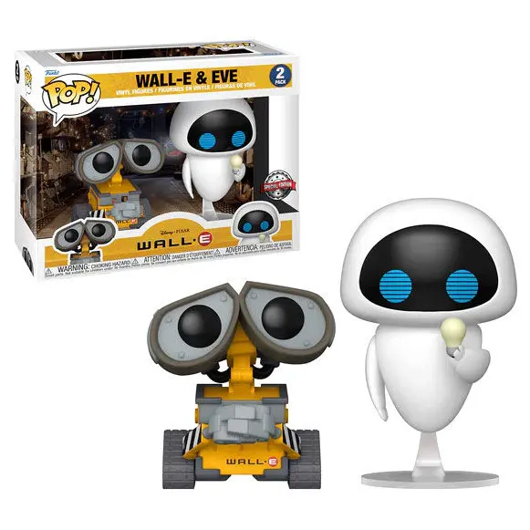 POP set 2 Figurn Disney Wall-E - Wall-E &amp; Bulb Eve Exclusive Produktfoto