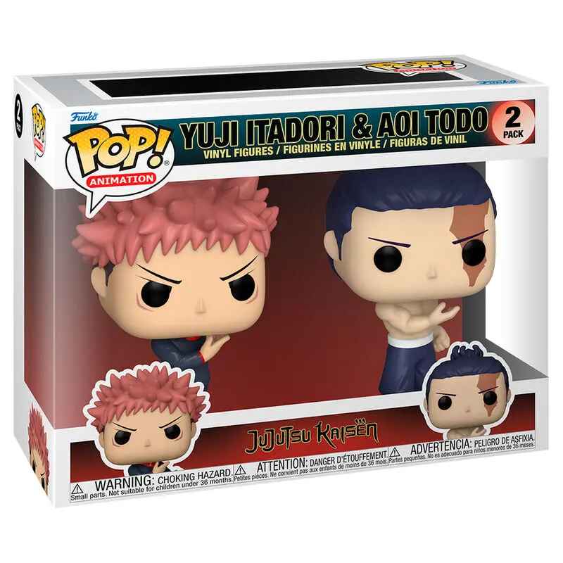 Jujutsu Kaisen POP! Animation Vinyl Figur Itadori & Todo 9 cm termékfotó